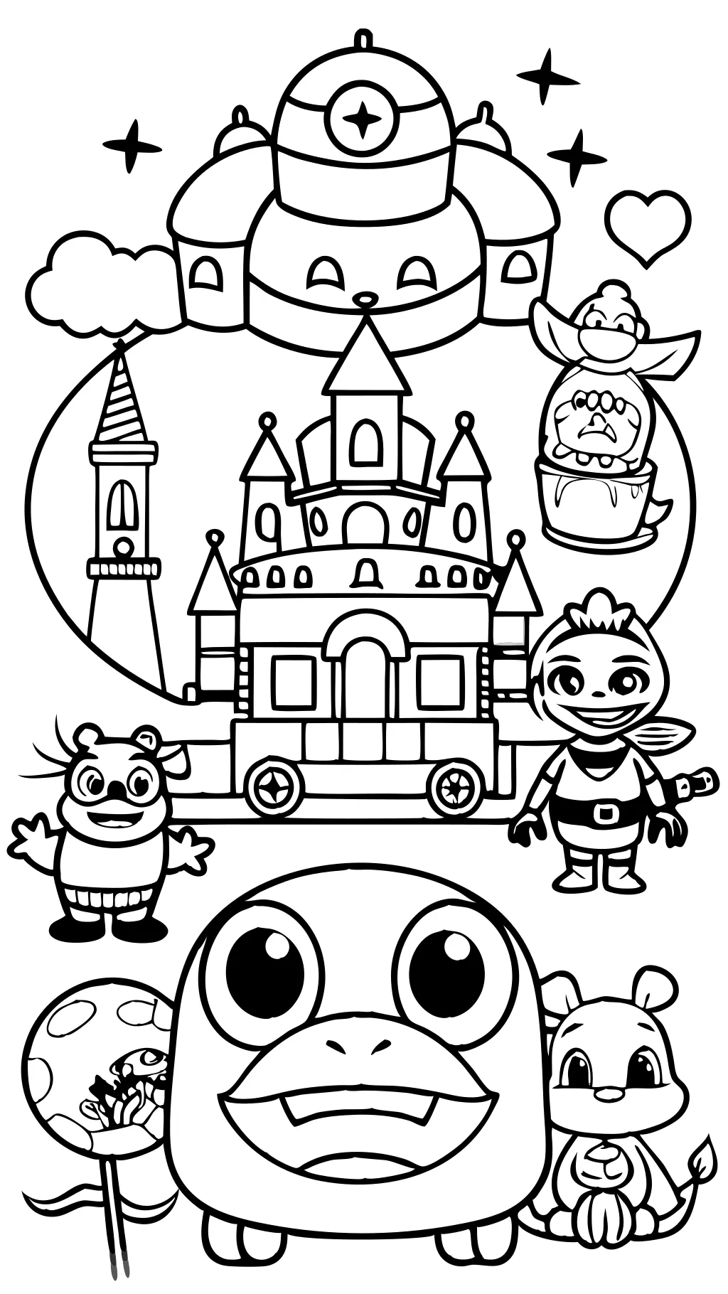 disney pixar coloring pages